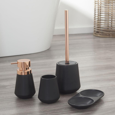 Sealskin Conical Zeepdispenser Porselein Zwart