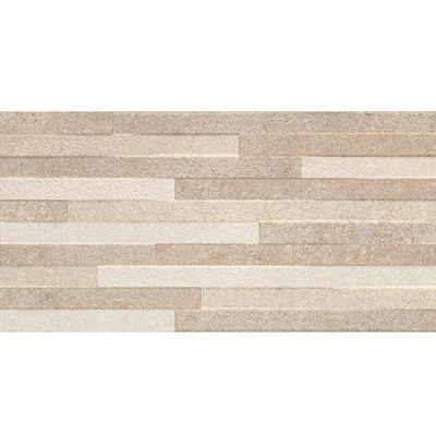 Baldocer Ceramica Pierre wandtegel - 30x60cm - 10mm - Rechthoek - gerectificeerd - Natuursteen look - Taupe mat