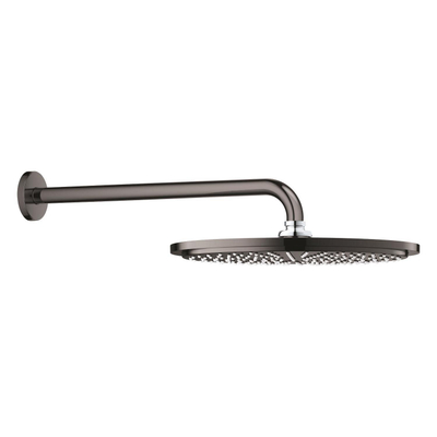 GROHE Rainshower Regendouche - hoofddouche Ø31cm - wandarm 38cm - hard graphite