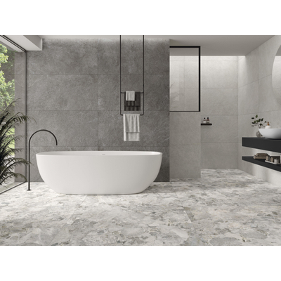 STN Ceramica Larocca wand- en vloertegel - 60x60cm - 9.5mm - gerectificeerd - Grijs