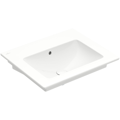 Villeroy & Boch Venticello wastafel zonder kraangat 60x50cm met overloop wit