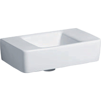 Geberit Renova Plan fontein compact zonder kraangat zonder overloop 40x25x15cm wit