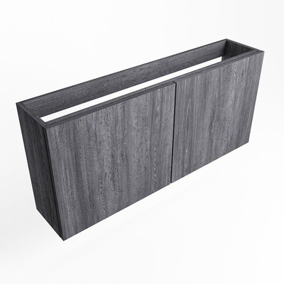 Mondiaz FOWY fonteinonderkast - 110x22x50cm - 2 deuren - push to open - softclose - Antracite