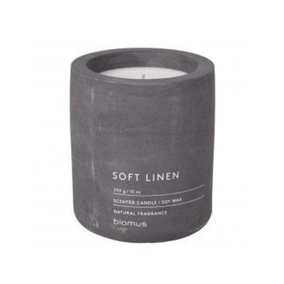 Blomus Fraga Geurkaars - soft linen - hoogte 8cm - diameter 6.5cm - magnet