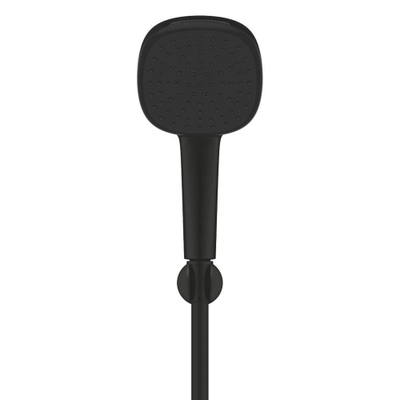 GROHE Vitalio Comfort QuickFix Handdoucheset - Ø11cm - 2 straalsoorten - 7.4l/min - met slang - 175cm - matte black