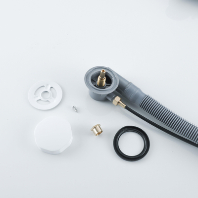 Adema Calypte badafvoercombinatie met draaibediening mat wit OUTLETSTORE