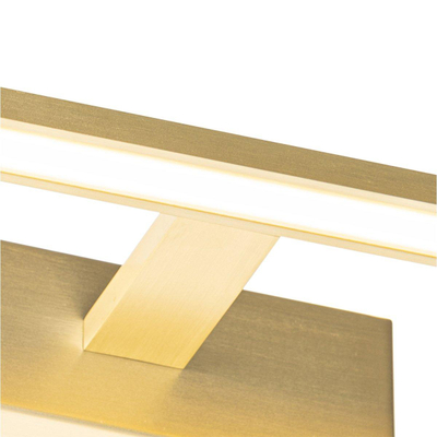 QAZQA Jerre wandlamp - 41.5x13.5x5.5cm - incl. LED - IP44 - messing (goud) OUTLETSTORE