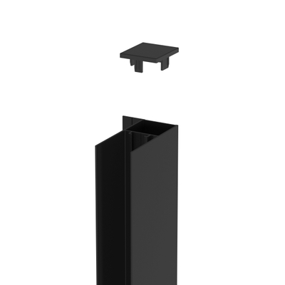 Saniclass ID06 onderdeel - verbredingsprofiel - mat zwart
