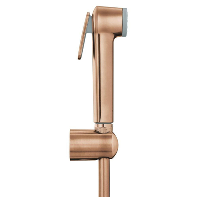 Grohe Tempesta-F Doucheset - trigger handdouche - wanddouchehouder - 125cm doucheslang - warm sunset geborsteld (mat brons)