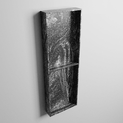 MONDIAZ EASY Nis - 149.5x29.5cm - geschikt voor in- of opbouw - 2 vakken - kleur Lava