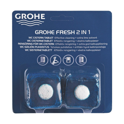 Grohe Fresh tabs toiletblokjes - 2 stuks OUTLETSTORE