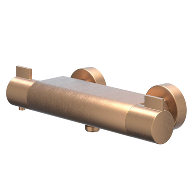 IVY Pact Thermostatische Douchekraan - opbouw - Cooltouch - Geborsteld mat koper PVD