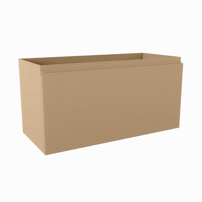 Mondiaz FLOTT wastafelonderkast - 100x45x50cm - 2 uitsparing rechts - softclose - Oro