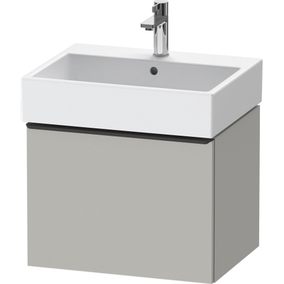 Duravit D-Neo wastafelonderkast 58.4x44x44.2cm 1 lade Betongrijs Mat