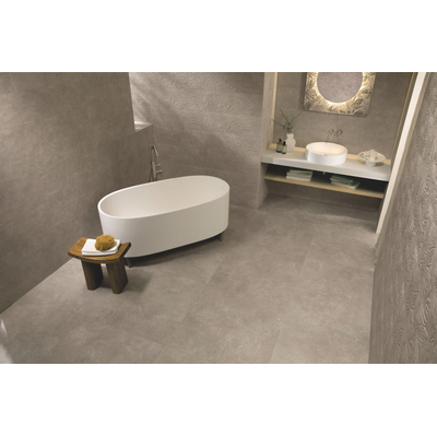 Fap Ceramiche Nobu wand- en vloertegel - 60x60cm - gerectificeerd - Natuursteen look - Grey mat (grijs)