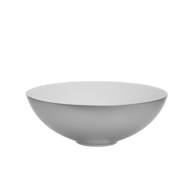 Crosswater Circus Waskom - 40x40x15cm - rond - binnenkant Mat cru - buitenkant Geborsteld RVS