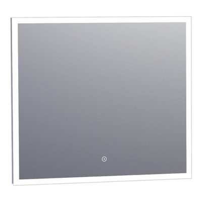 Saniclass Edge spiegel 80x70cm inclusief dimbare LED verlichting met touchscreen schakelaar