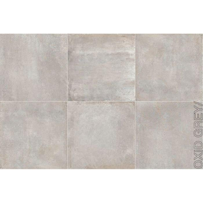 SAMPLE Herberia Ceramiche Vloer- en wandtegel Oxid Grey Gerectificeerd Industriële look Mat Grijs