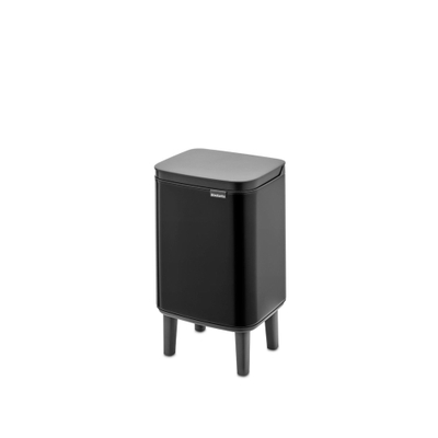 Brabantia Bo Hi Afvalemmer - 4 liter - kunststof binnenemmer - matt black