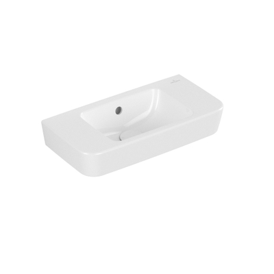 Villeroy & Boch O.novo fontein 50x25cm zonder kraangat met overloop ceramic+ wit