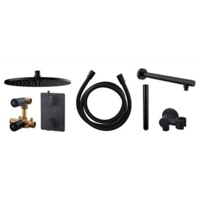 Wiesbaden one-pack inbouwthermostaatset rond type 304 MZ (30cm)