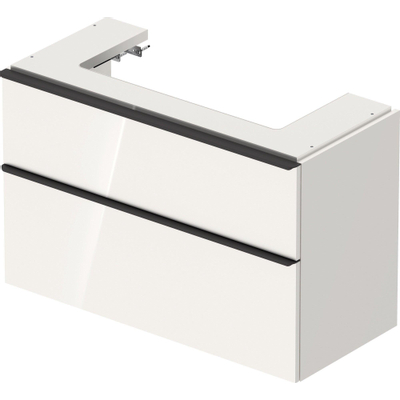 Duravit D-Neo wastafelonderkast 98.4x62.5x44.2cm 2 lades wit Hoogglans