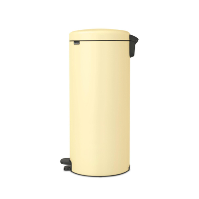 Brabantia NewIcon Pedaalemmer - 30 liter - kunststof binnenemmer - mellow yellow