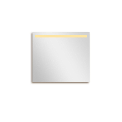 FugaFlow Eccelente Arredo 2.0 badkamerspiegel 80x70cm met bovenverlichting LED met sensor schakelaar