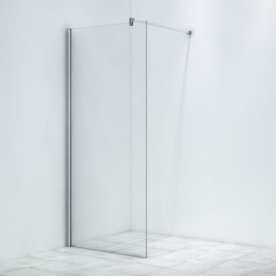 AKTIE inloopdouche 90x200cm veiligheidsglas anti kalk chroom