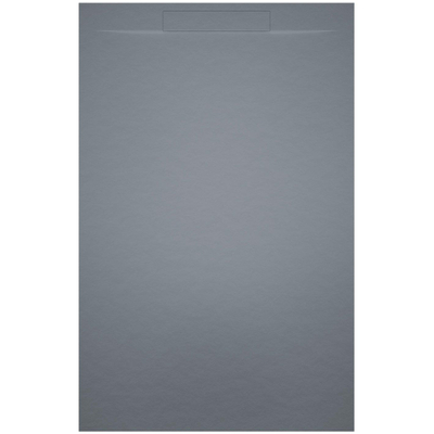 Riho Isola Douchevloer 90x90x3cm Kunstmarmer Leisteen structuur mat cement grijs