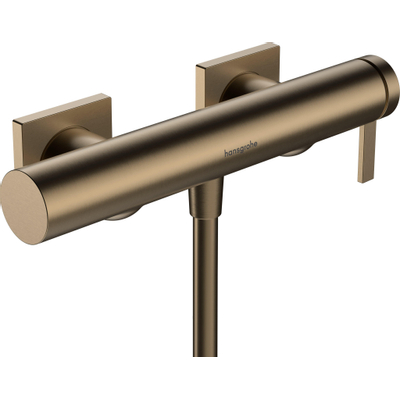 Hansgrohe Tecturis douchekraan opbouw brushed bronze