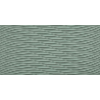 Atlas Concorde 3D Wall Design Vloer- en wandtegel - 79.5x39.7cm - 10mm - gerectificeerd - Twist Sage (Groen)