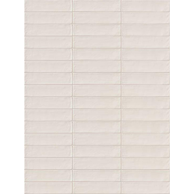 Emil Total Brick Wandtegel 6x24cm 10mm Bianco