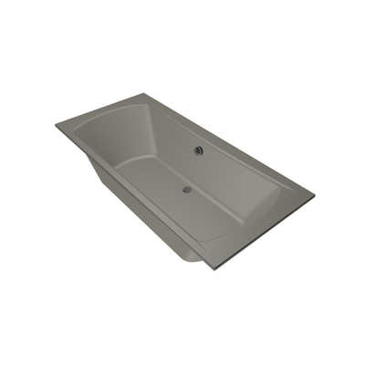 Xenz Robijn Inbouwbad - 190x90cm - inhoud 320L - met afvoer - Cement