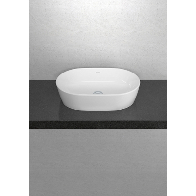 Villeroy & Boch Architectura waskom 60x40x15.5cm Ovaal zonder overloopgat Wit Alpin glans Ceramic