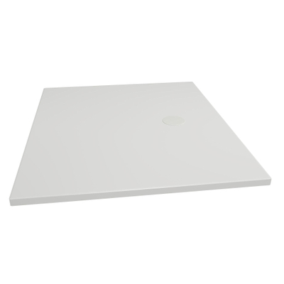 Xenz Flat douchevloer 120x100x4cm rechthoek Acryl Wit