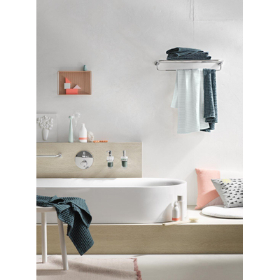 Emco Rondo 2 zeepdispenser met flacon chroom