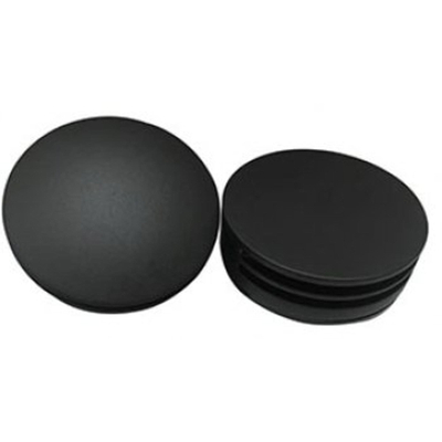 Wiesbaden Caral afbouwdeel rond badafvoer met overloop en vulfunctie mat zwart