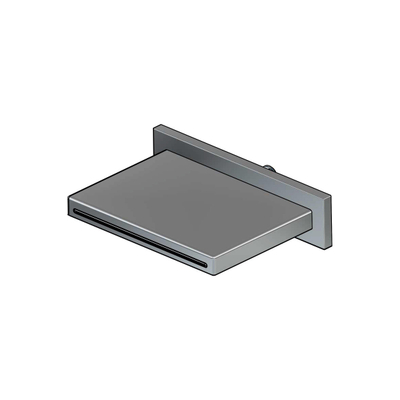 Hotbath Archie Cascade -waterval uitloop - wand - RVS