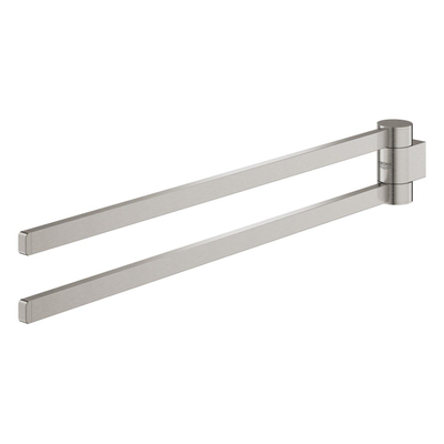 GROHE Selection Handdoekhouder - 40cm - dubbel - draaibaar - supersteel