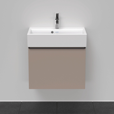 Duravit D-Neo wastafelonderkast 58.4x44x37.2cm 1 lade met softclose Basalt Mat