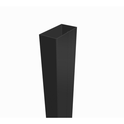 Van Rijn Products Verbredingsprofiel 20.3 x 39.3 mm voor ST06 Type 300 of 350 Zwart Deurzijde
