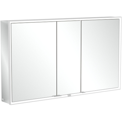 Villeroy & Boch My view spiegelkast 130x75cm 3 deuren 3 contactdoos LED
