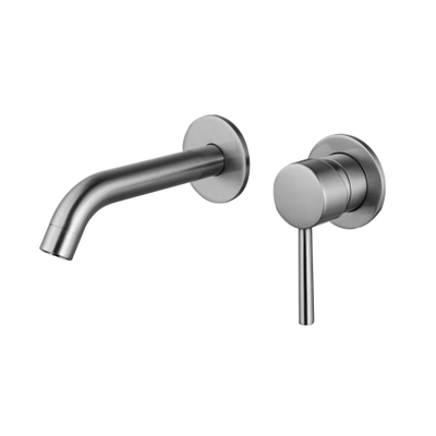 FugaFlow Eccelente Sobrado Badkamer Wastafelkraan - inbouw - met inbouwdeel - RVS geborsteld PVD