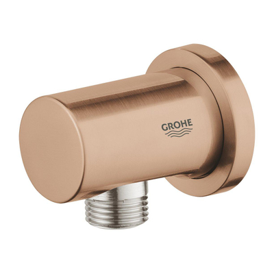 GROHE Rainshower Wandaansluitbocht - ronde rozet - brushed warm sunset