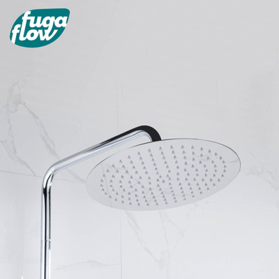 FugaFlow Efficiente Sobrado regendoucheset met thermostaat hoofddouche 30cm handdouche 3 standen chroom 110cm