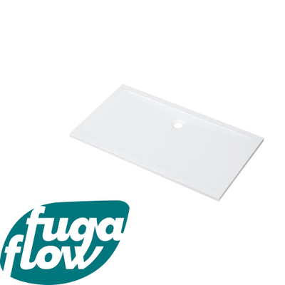 FugaFlow Efficiente Anta Douchebak - 80x140x4cm - rechthoek - Acryl - glans wit