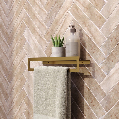 Brauer handdoekrek - 43cm - Goud geborsteld