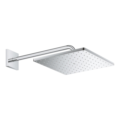 GROHE Rainshower Mono 310 Cube Hoofddouche - 31x31cm - 1 straalsoort - wandarm 42.2cm - chroom