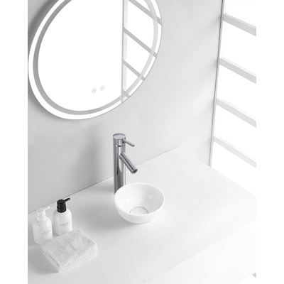 Wiesbaden Consilio Waskom 20x20x9cm - keramiek - glans wit